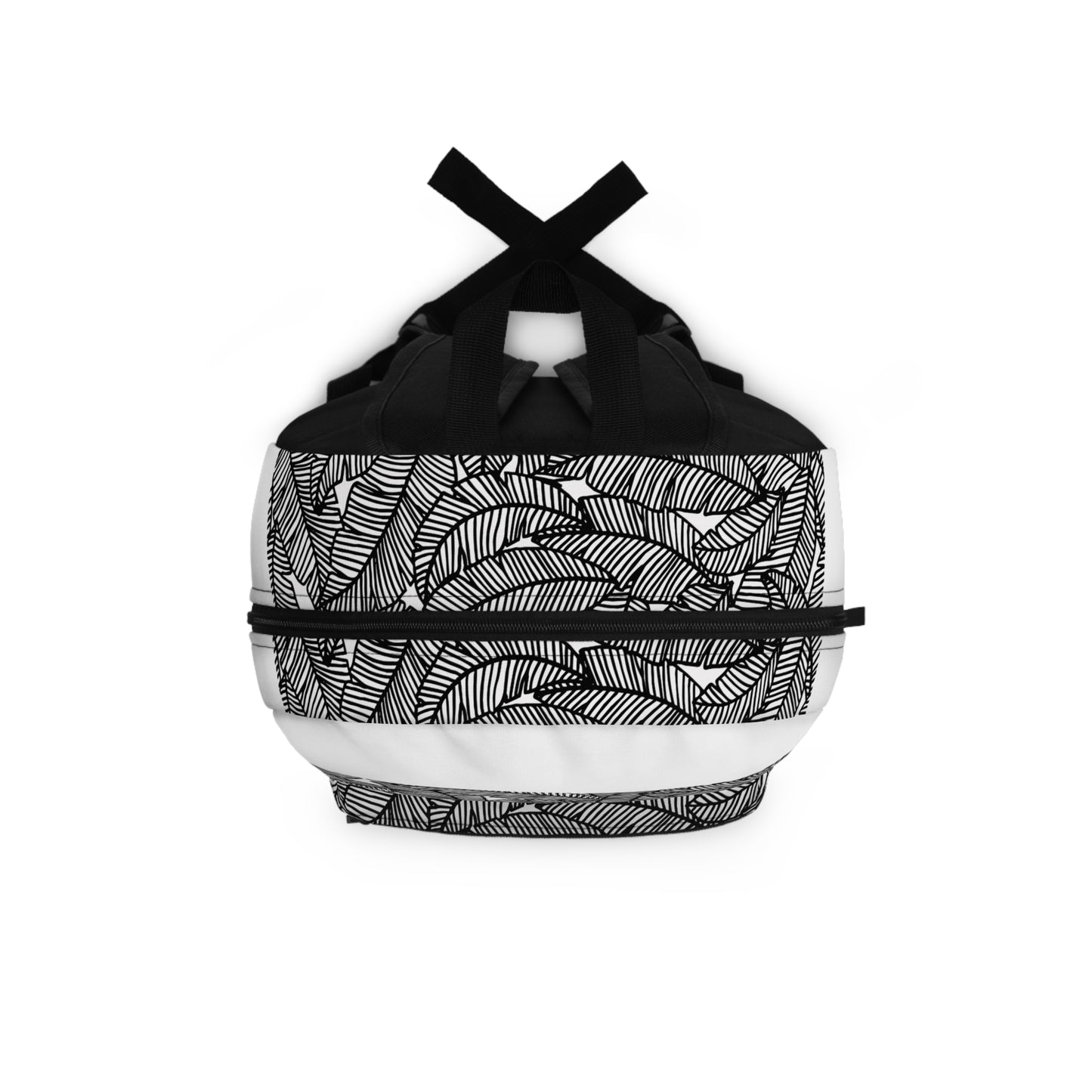 Leafy Graphic Backpack with 'Prince Black' Design - Trendy School & Travel Bag