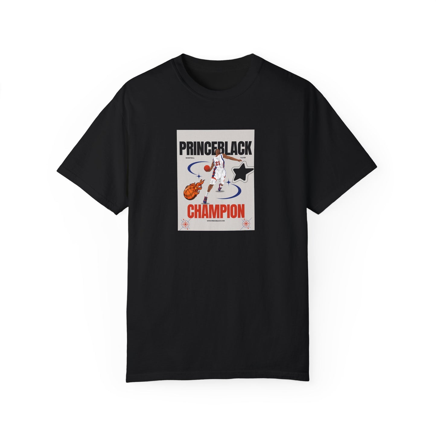 Vintage Champion Graphic T-Shirt - Unisex Garment-Dyed Tee