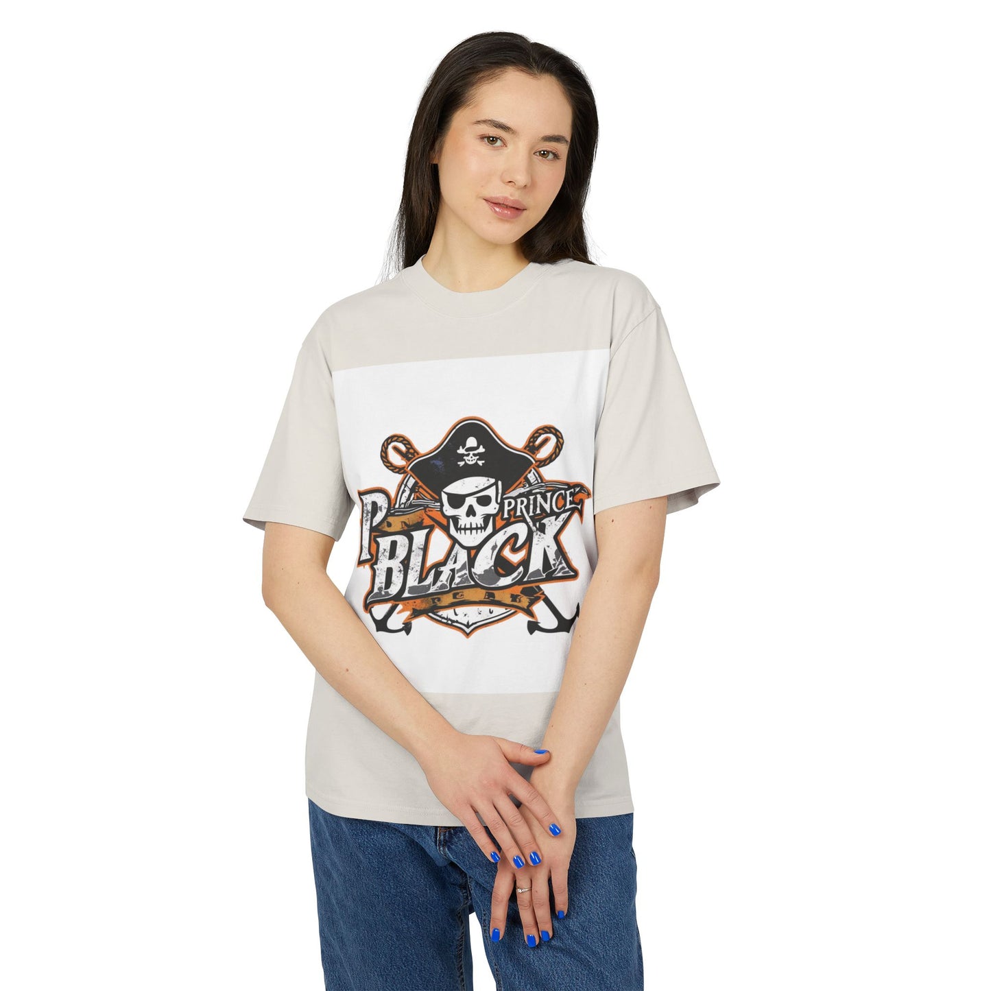 Pirate Themed Unisex Heavy Faded Tee - Adventure Awaits!