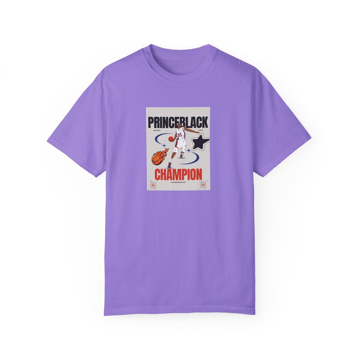 Vintage Champion Graphic T-Shirt - Unisex Garment-Dyed Tee