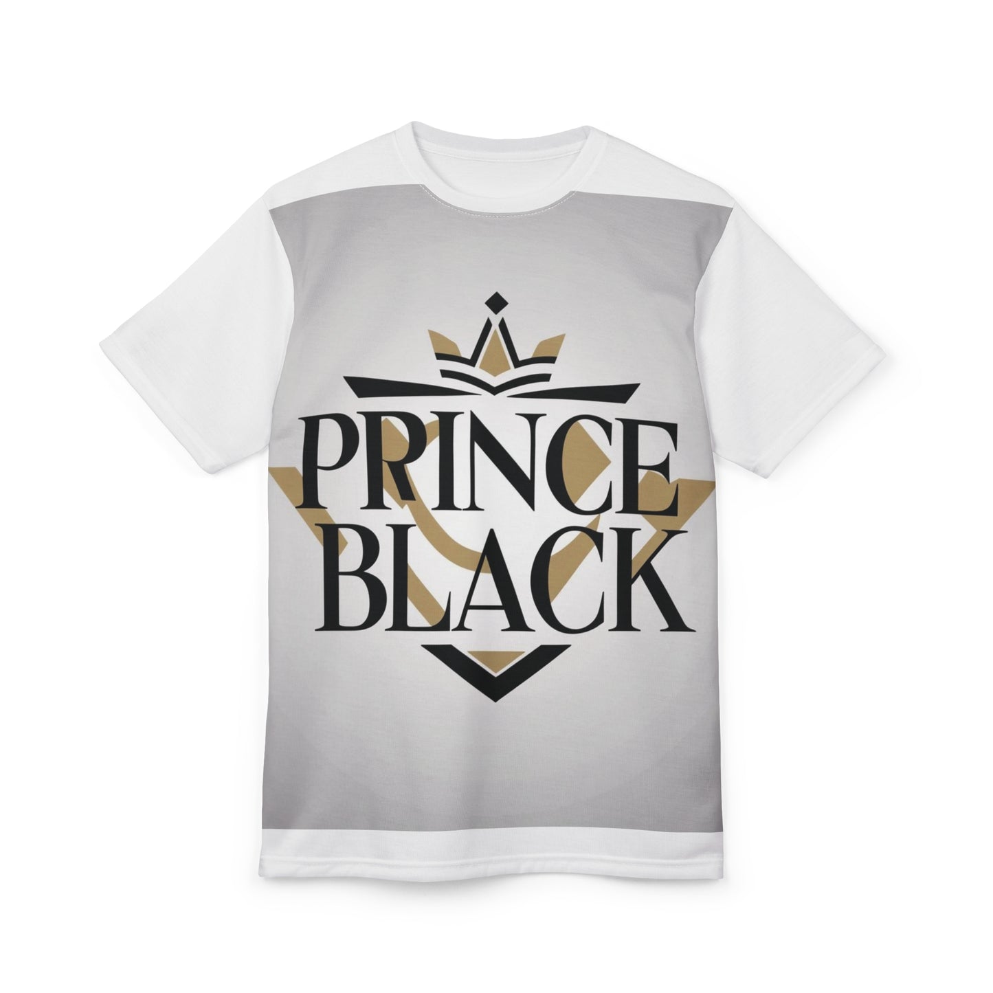 Royal Prince Black Unisex Tee | Stylish Cut & Sew Design for Fashion Lovers