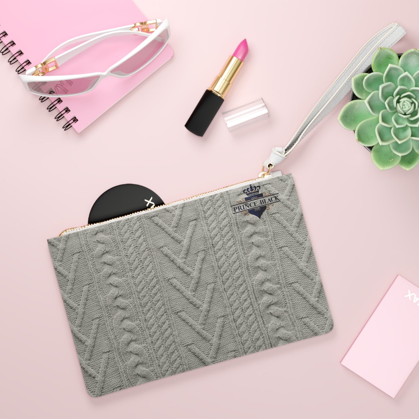 Cozy Knit Clutch Bag - Stylish & Functional Handbag for Everyday Use