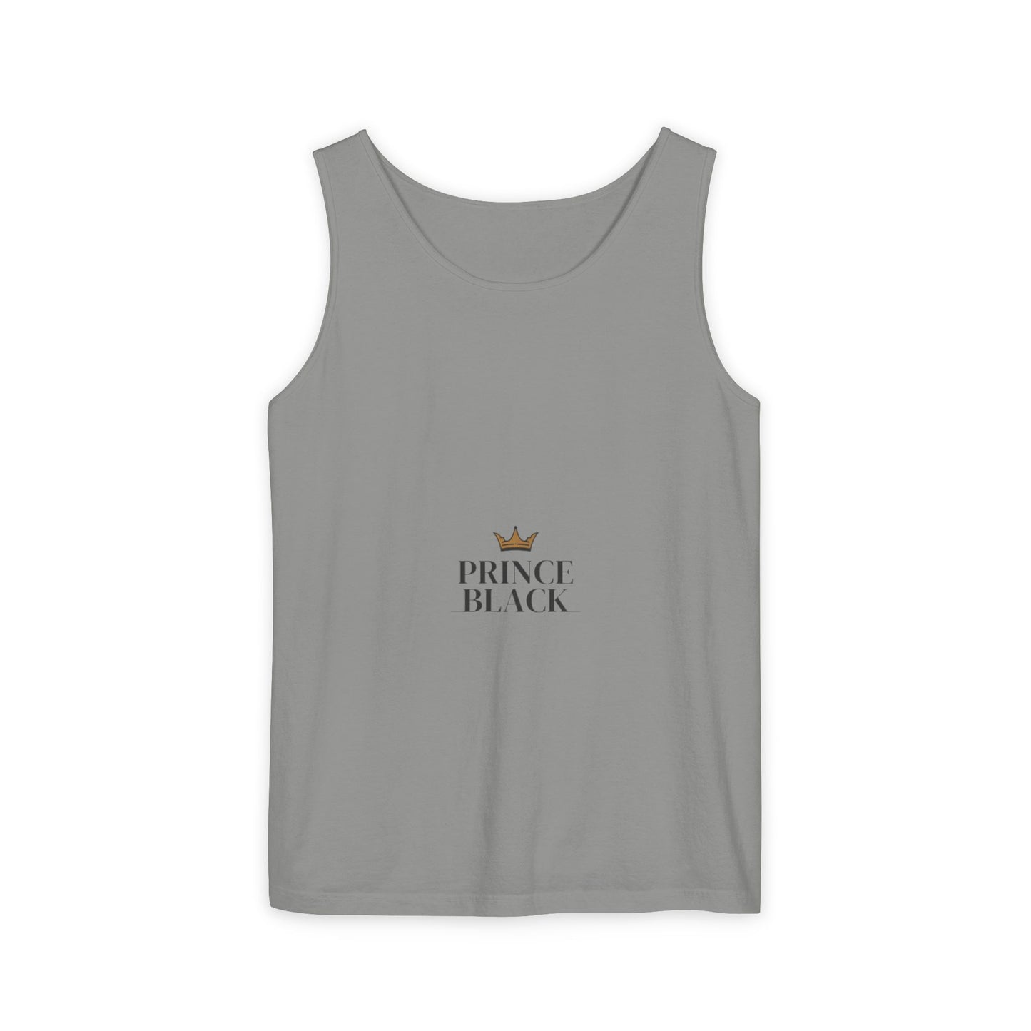 Stylish Unisex Tank Top - 'Prince Black' Design