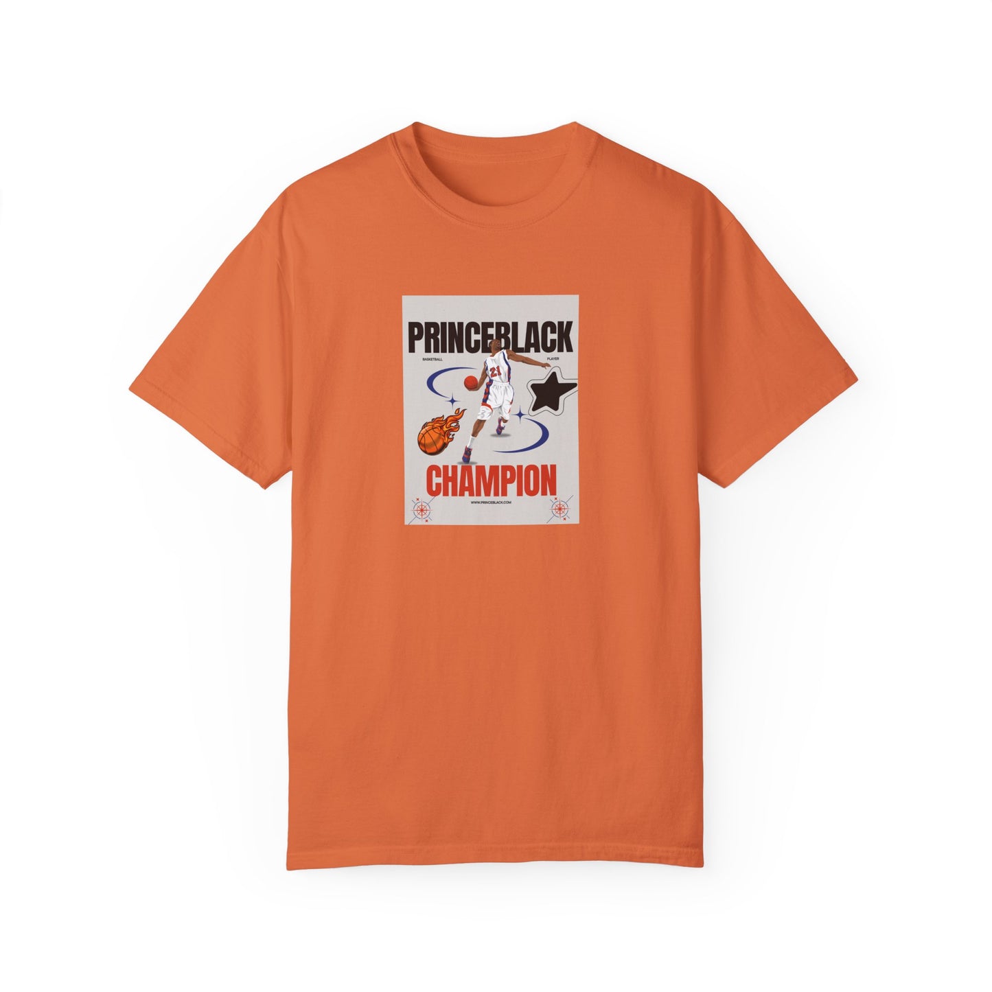 Vintage Champion Graphic T-Shirt - Unisex Garment-Dyed Tee