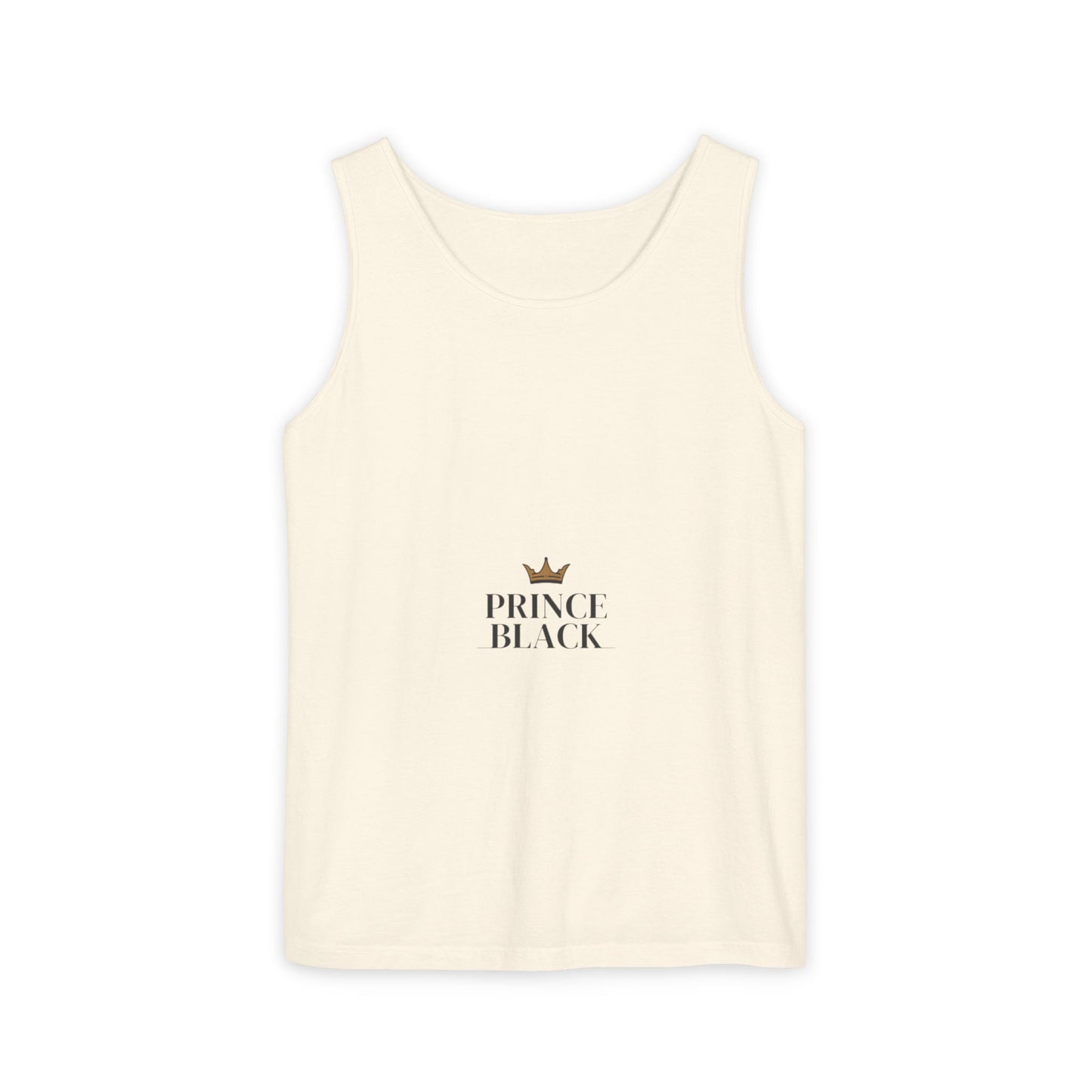 Stylish Unisex Tank Top - 'Prince Black' Design