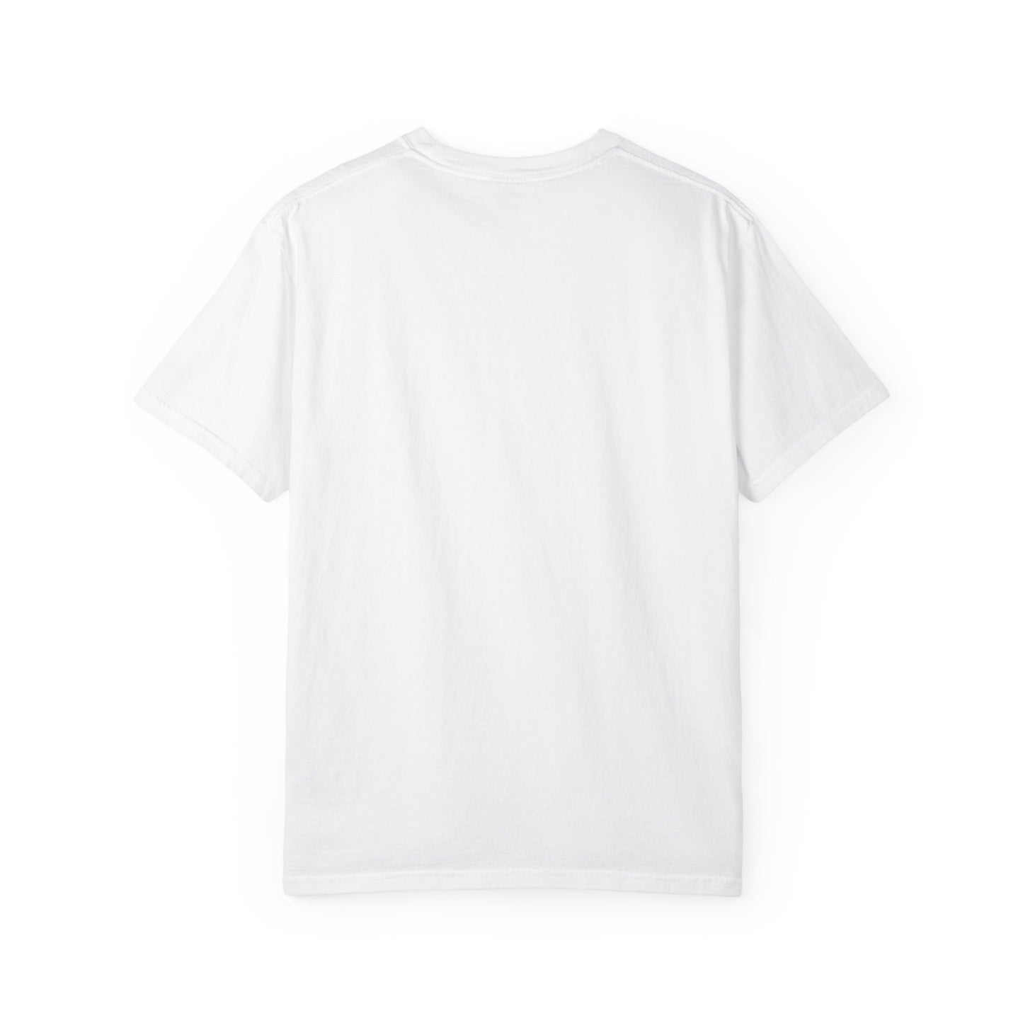 Nabaa Oubri biiga Cultural Heritage Unisex Garment-Dyed T-Shirt - 'Prince Black' with Floral Design