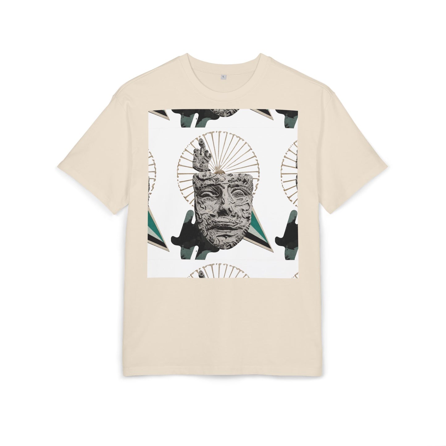 Artistic Oversized Unisex Tee | Unique Graphic Design | Trendy Streetwear