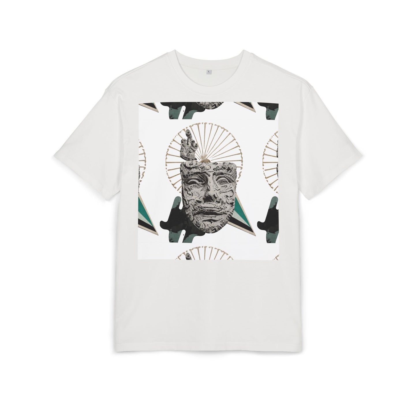 Artistic Oversized Unisex Tee | Unique Graphic Design | Trendy Streetwear