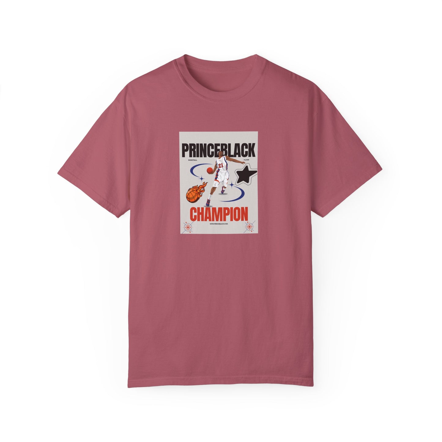 Vintage Champion Graphic T-Shirt - Unisex Garment-Dyed Tee