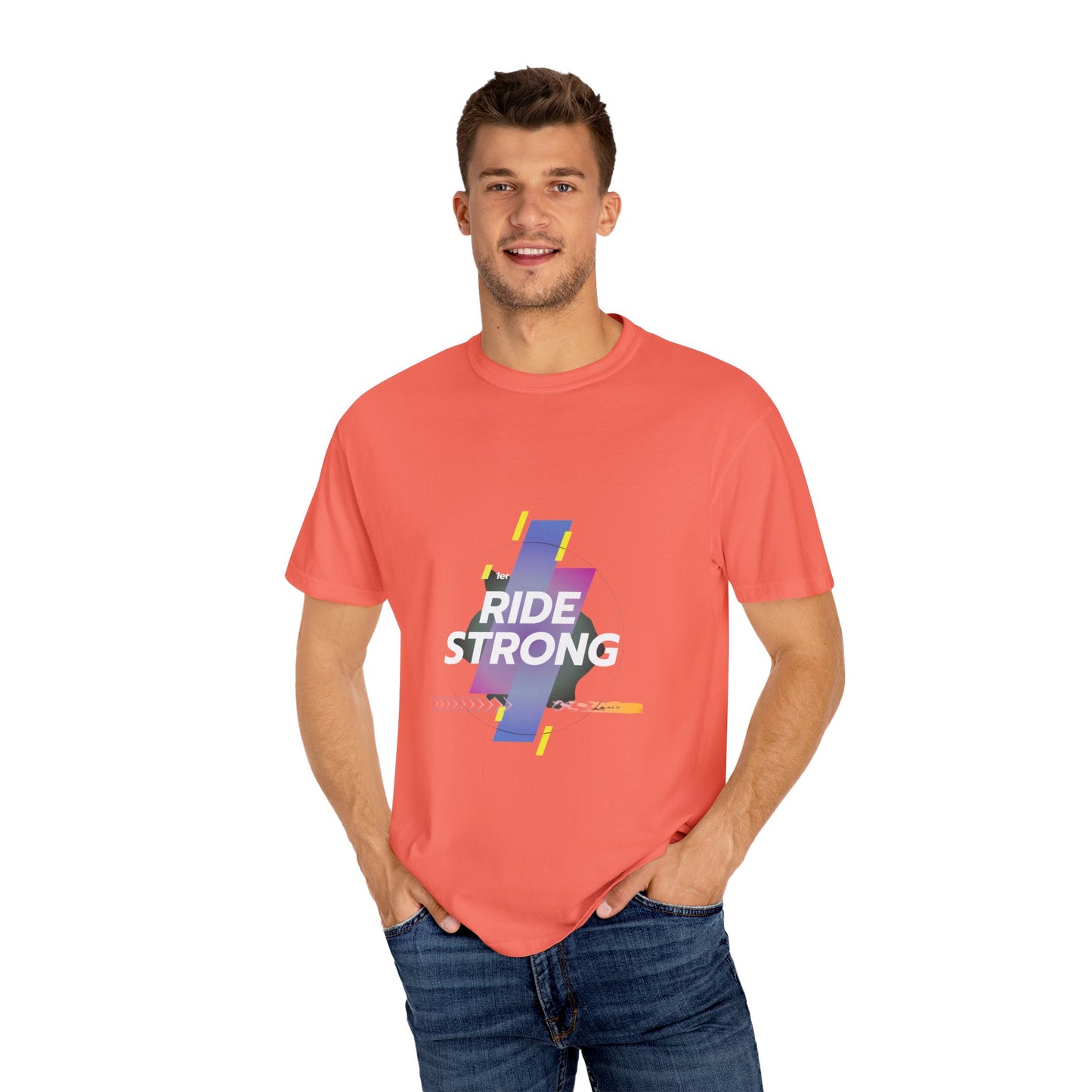 Ride Strong Unisex T-Shirt - Motivational Workout Tee