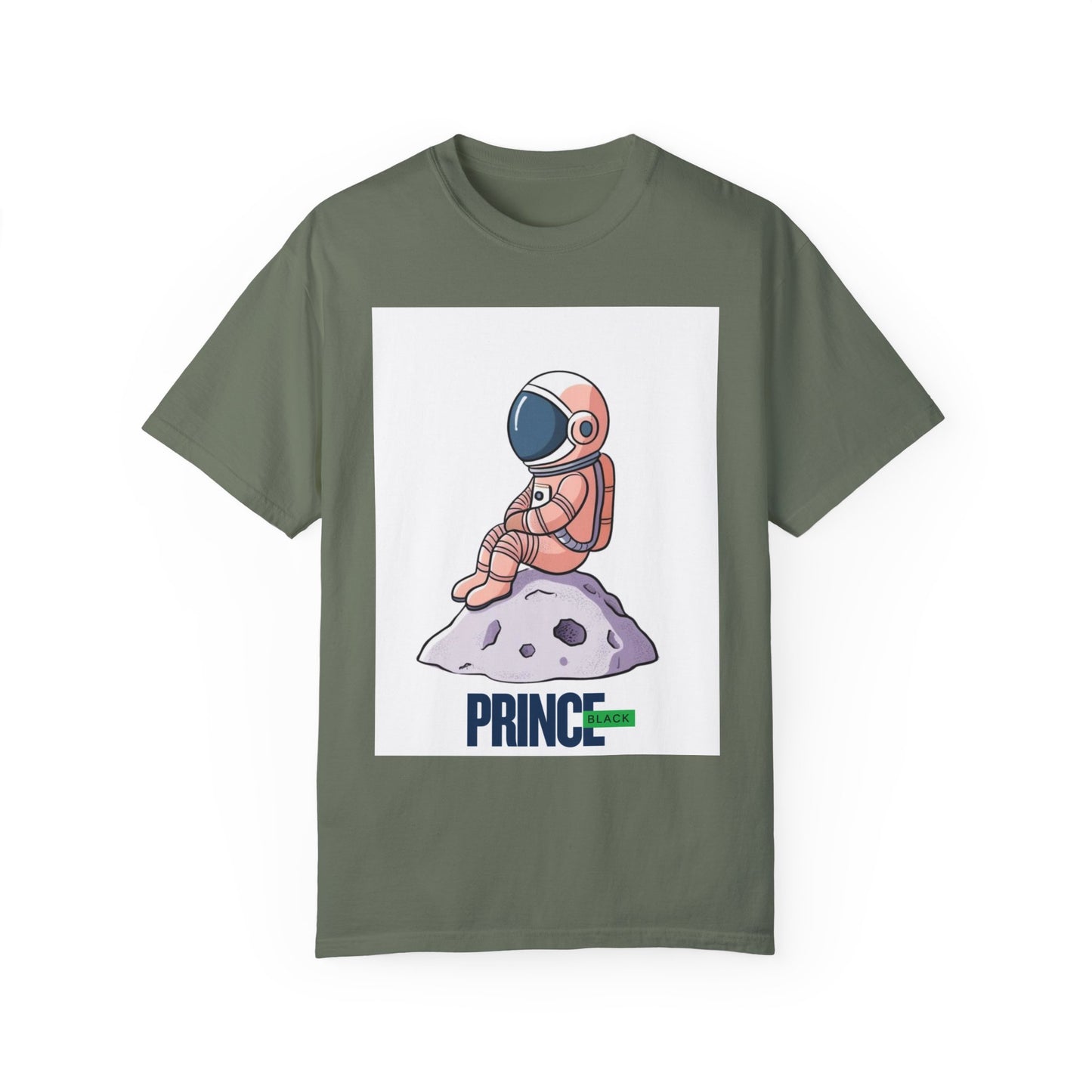 Cosmic Adventure T-shirt - Unisex Garment-Dyed Tee with Astronaut Design