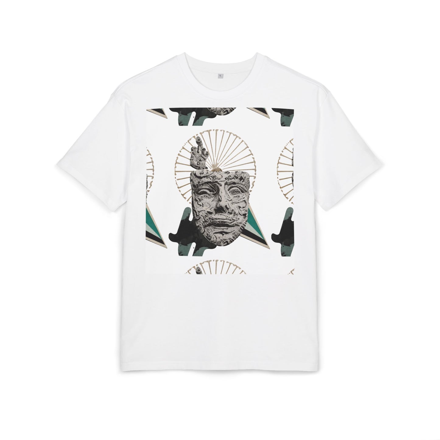 Artistic Oversized Unisex Tee | Unique Graphic Design | Trendy Streetwear