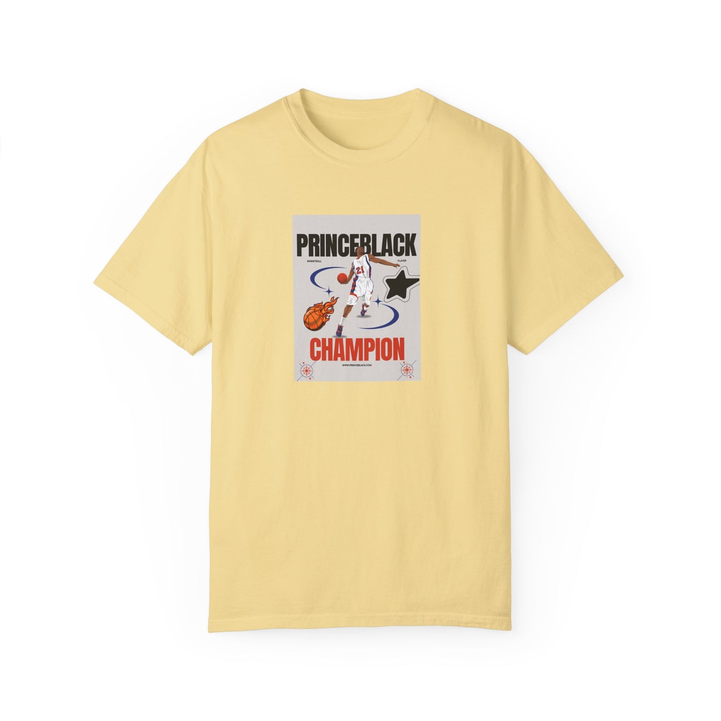 Vintage Champion Graphic T-Shirt - Unisex Garment-Dyed Tee