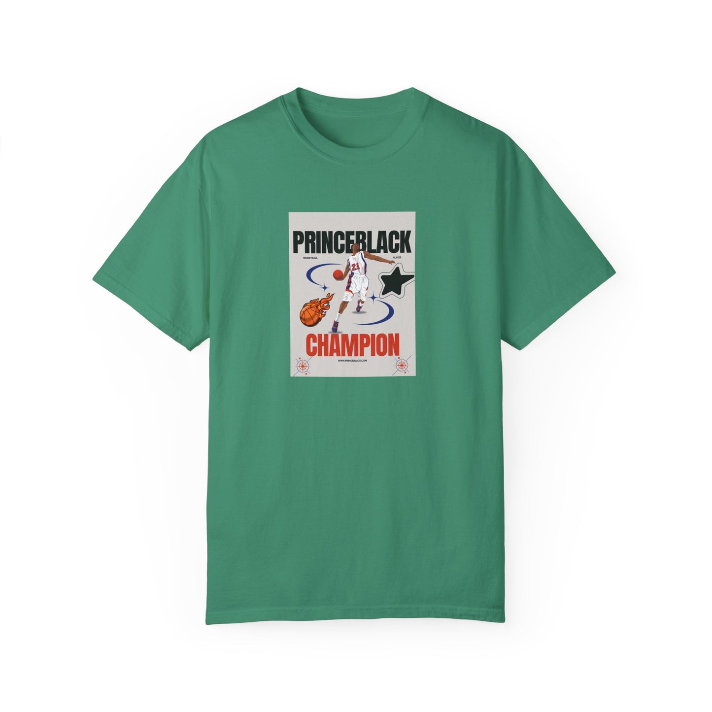Vintage Champion Graphic T-Shirt - Unisex Garment-Dyed Tee