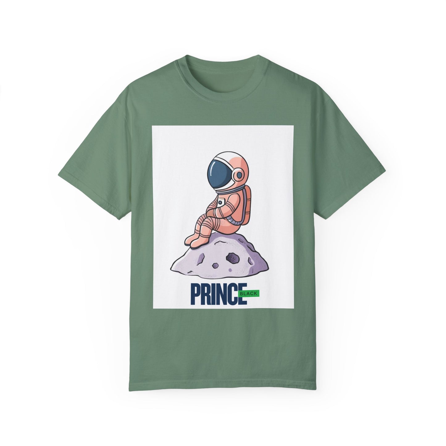 Cosmic Adventure T-shirt - Unisex Garment-Dyed Tee with Astronaut Design