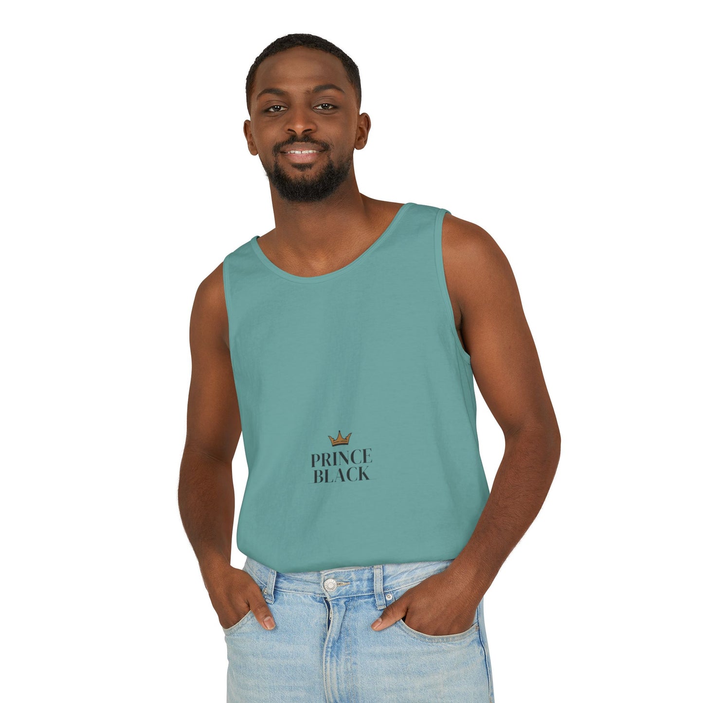 Stylish Unisex Tank Top - 'Prince Black' Design