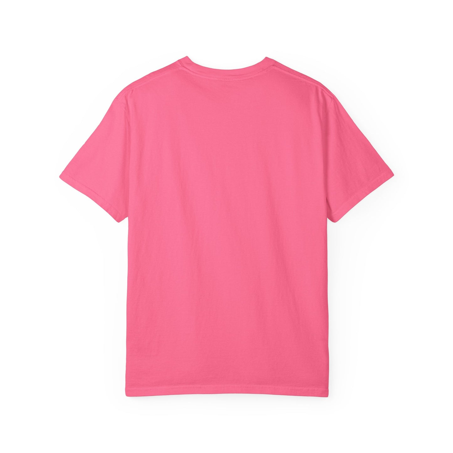 Nabaa Oubri biiga Cultural Heritage Unisex Garment-Dyed T-Shirt - 'Prince Black' with Floral Design