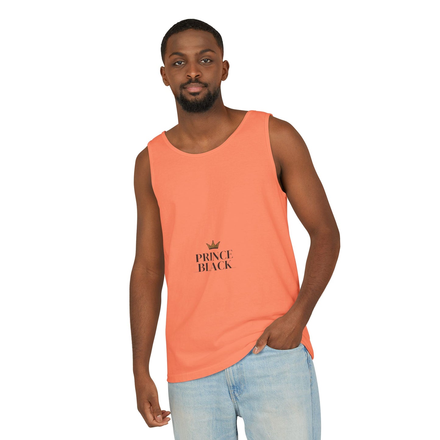 Stylish Unisex Tank Top - 'Prince Black' Design