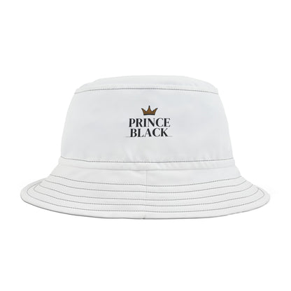 Stylish Prince Black Bucket Hat for Trendy Summer Outings