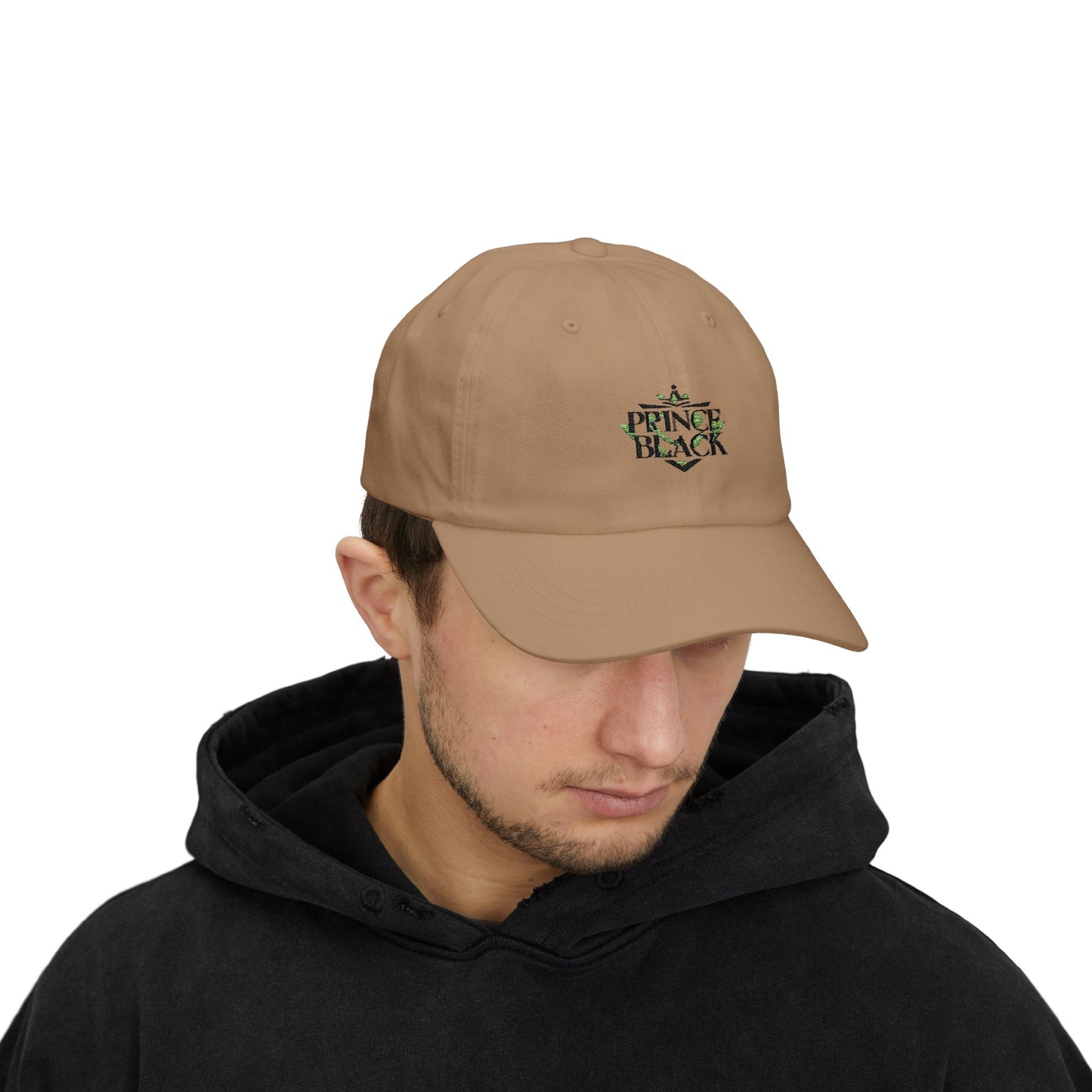 Classic Dad Cap - Stylish Prince Black Design for Everyday Wear