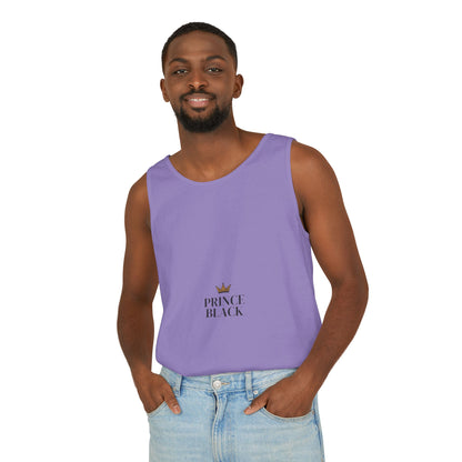 Stylish Unisex Tank Top - 'Prince Black' Design