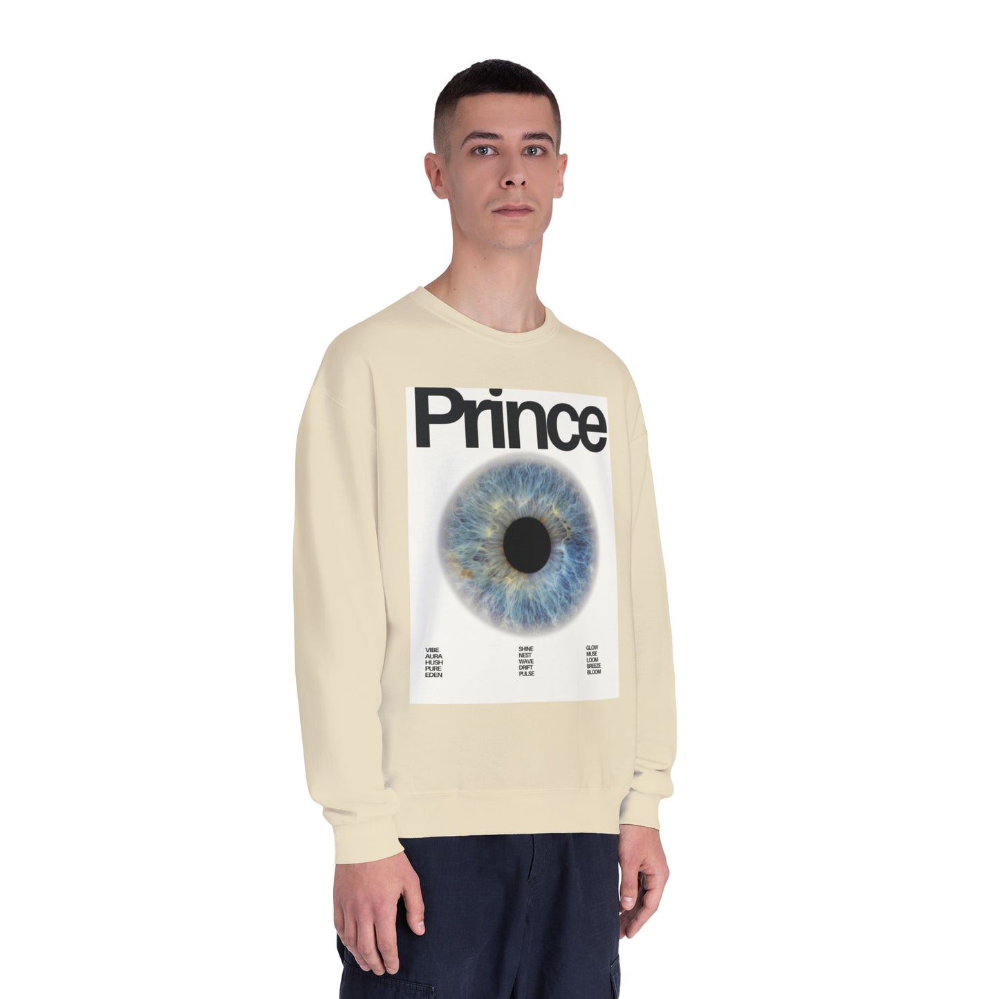 Prince Eye Graphic Unisex Crewneck Sweatshirt | Cozy Fashion for Music Lovers