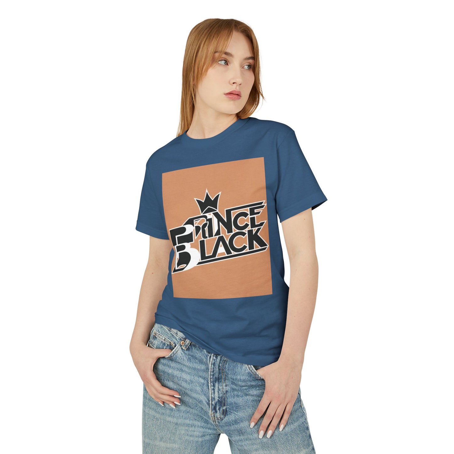 Prince Black Unisex Heavyweight Cotton Tee - Stylish &amp; Comfortable Tee for Music Lovers 