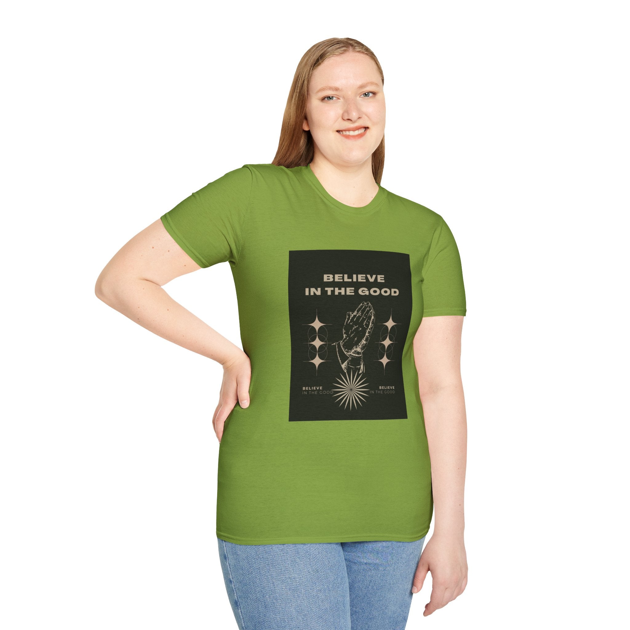 Believe in the Good Unisex Softstyle T-Shirt - Inspirational Graphic Tee