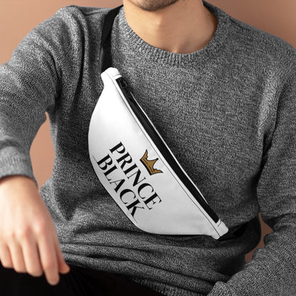 Stylish Prince Black Fanny Pack - Perfect for Festivals & Everyday Use