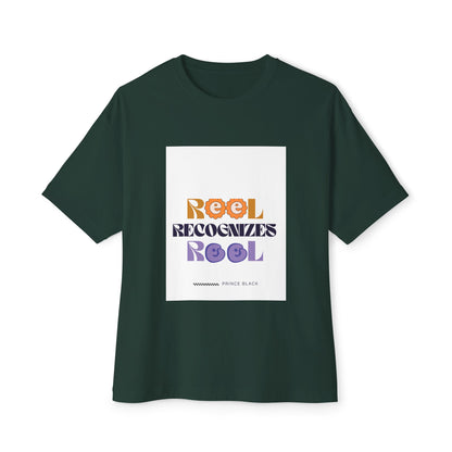 Reel Recognizes Relaxed Unisex Oversized Tee - Perfect for Casual Style and Everyday Comfort
