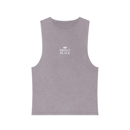 Unisex Stonewash Tank Top - Casual Vintage Style