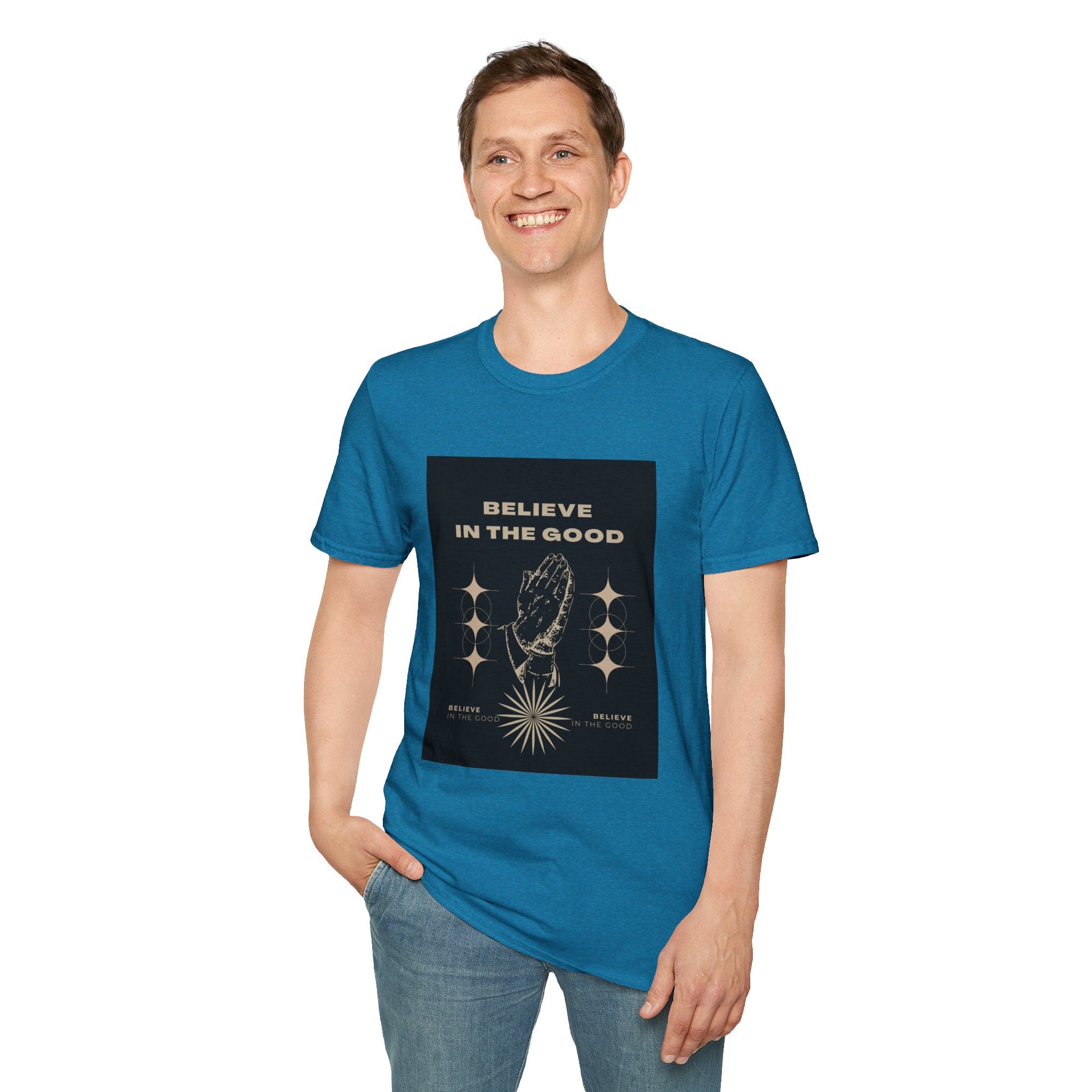 Believe in the Good Unisex Softstyle T-Shirt - Inspirational Graphic Tee