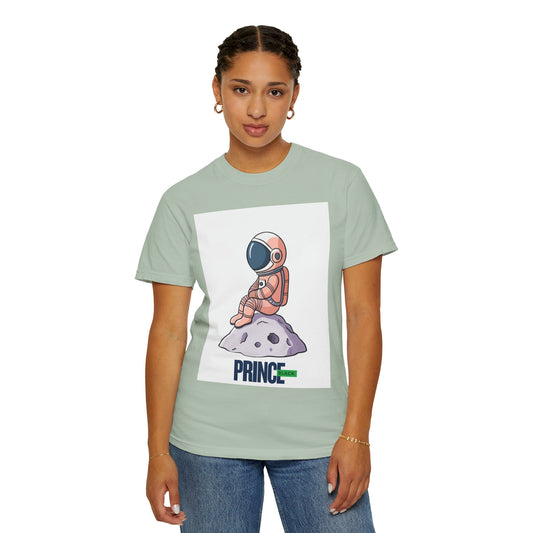 Cosmic Adventure T-shirt - Unisex Garment-Dyed Tee with Astronaut Design