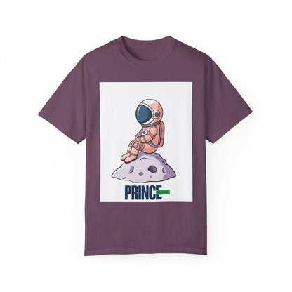 Cosmic Adventure T-shirt - Unisex Garment-Dyed Tee with Astronaut Design