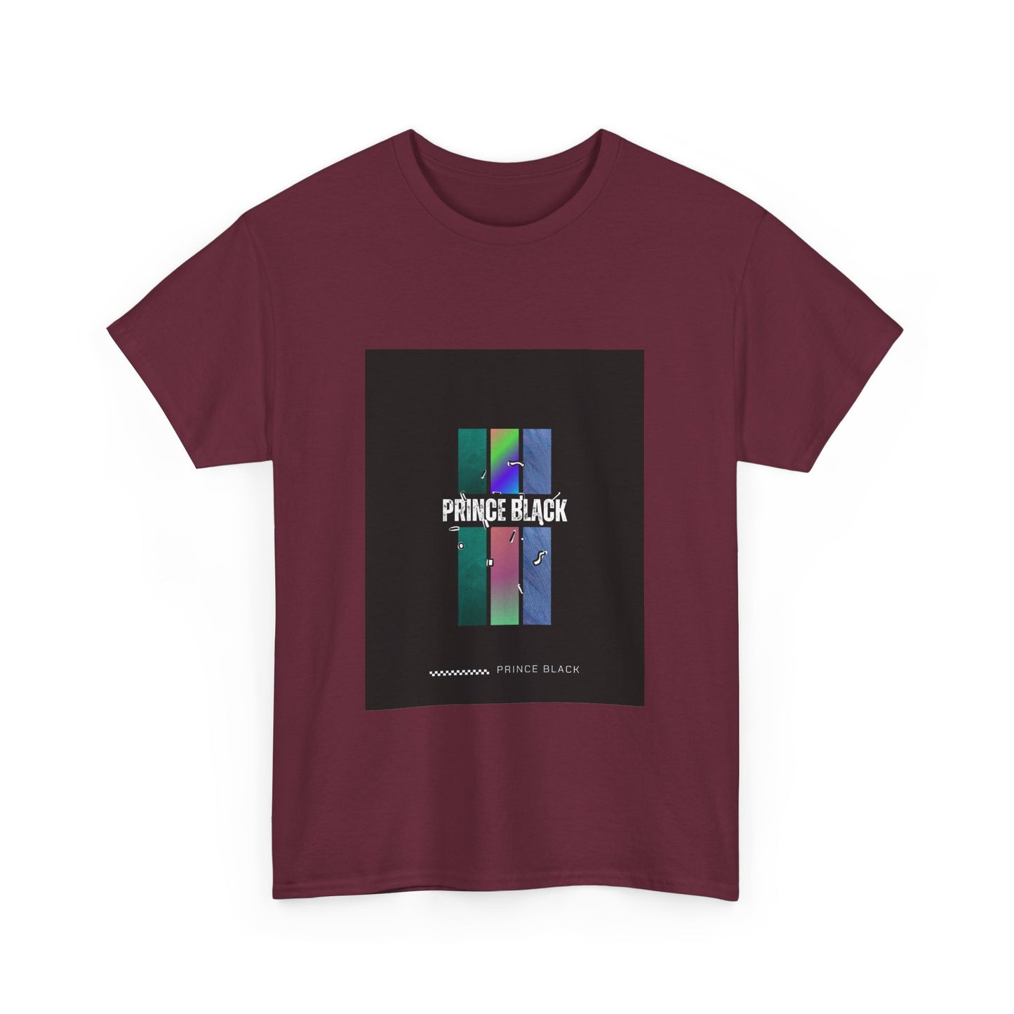 Heavy Cotton Tee - Vibrant 'PRINCE BLACK' Graphic Tee for Music Lovers
