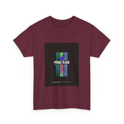 Heavy Cotton Tee - Vibrant 'PRINCE BLACK' Graphic Tee for Music Lovers