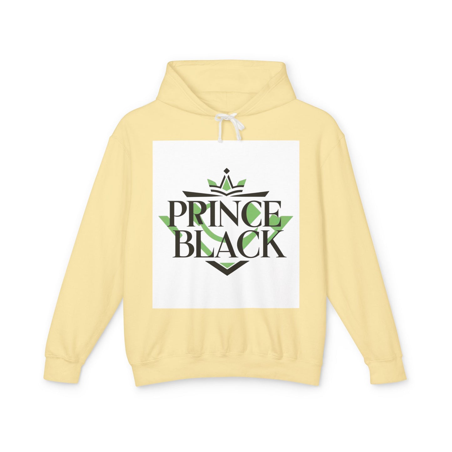 Lightweight Hooded Sweatshirt - 'Prince Black' Graphic Design