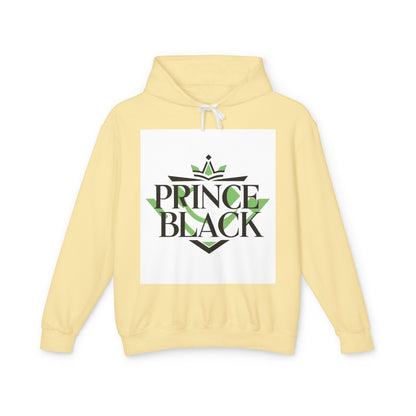 Lightweight Hooded Sweatshirt - 'Prince Black' Graphic Design