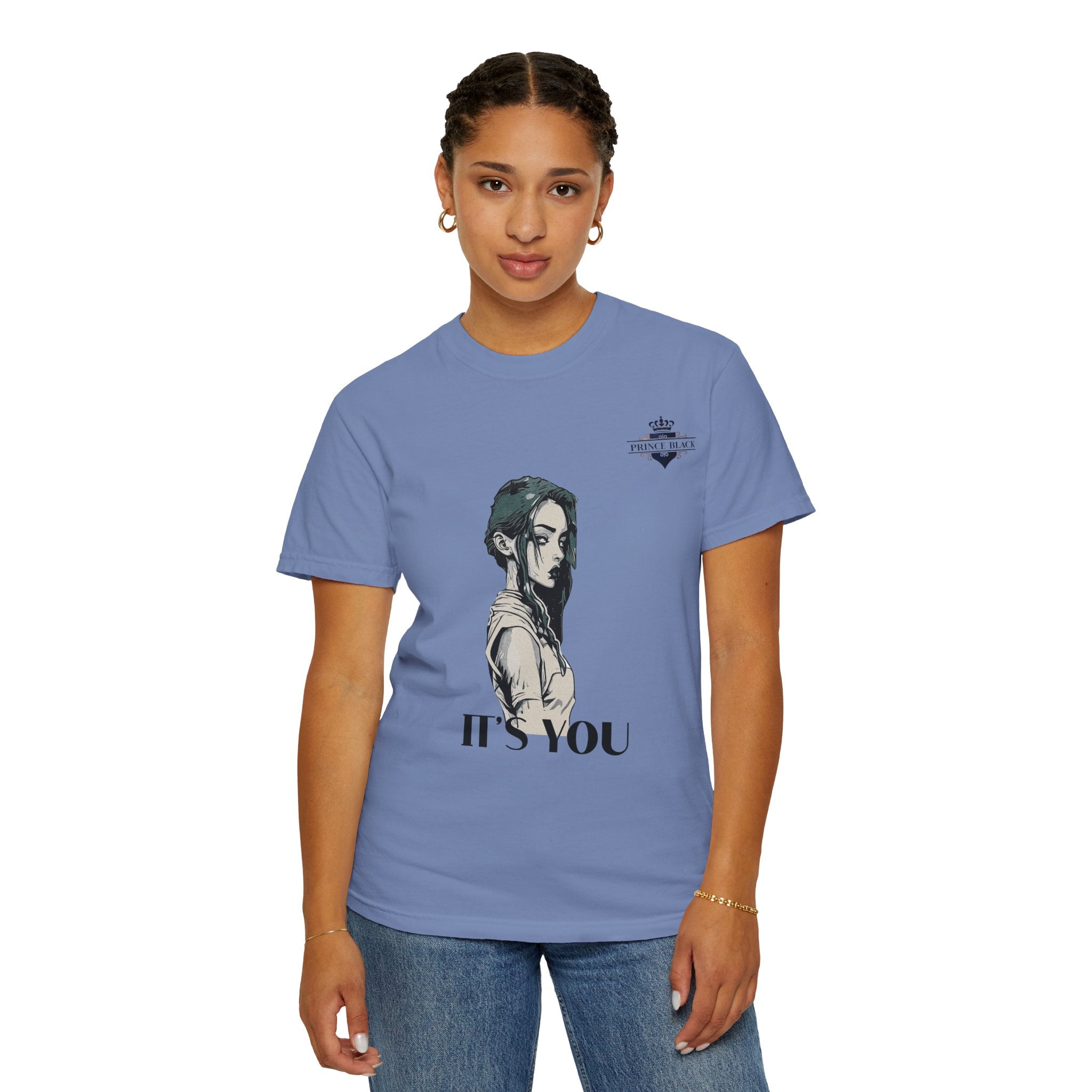 Unisex Garment-Dyed T-Shirt - 'It's You' Graphic Tee for Casual Wear