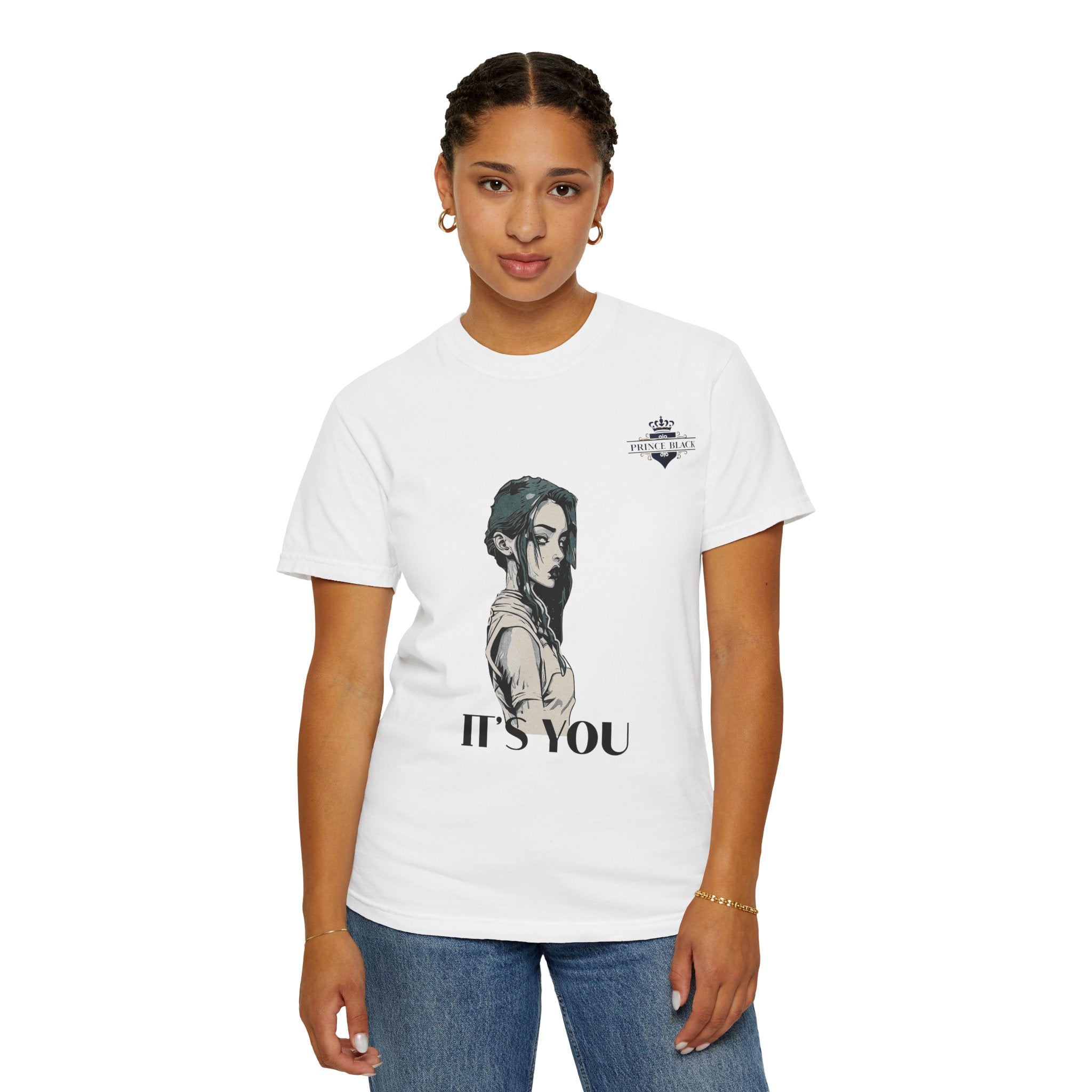 Unisex Garment-Dyed T-Shirt - 'It's You' Graphic Tee for Casual Wear