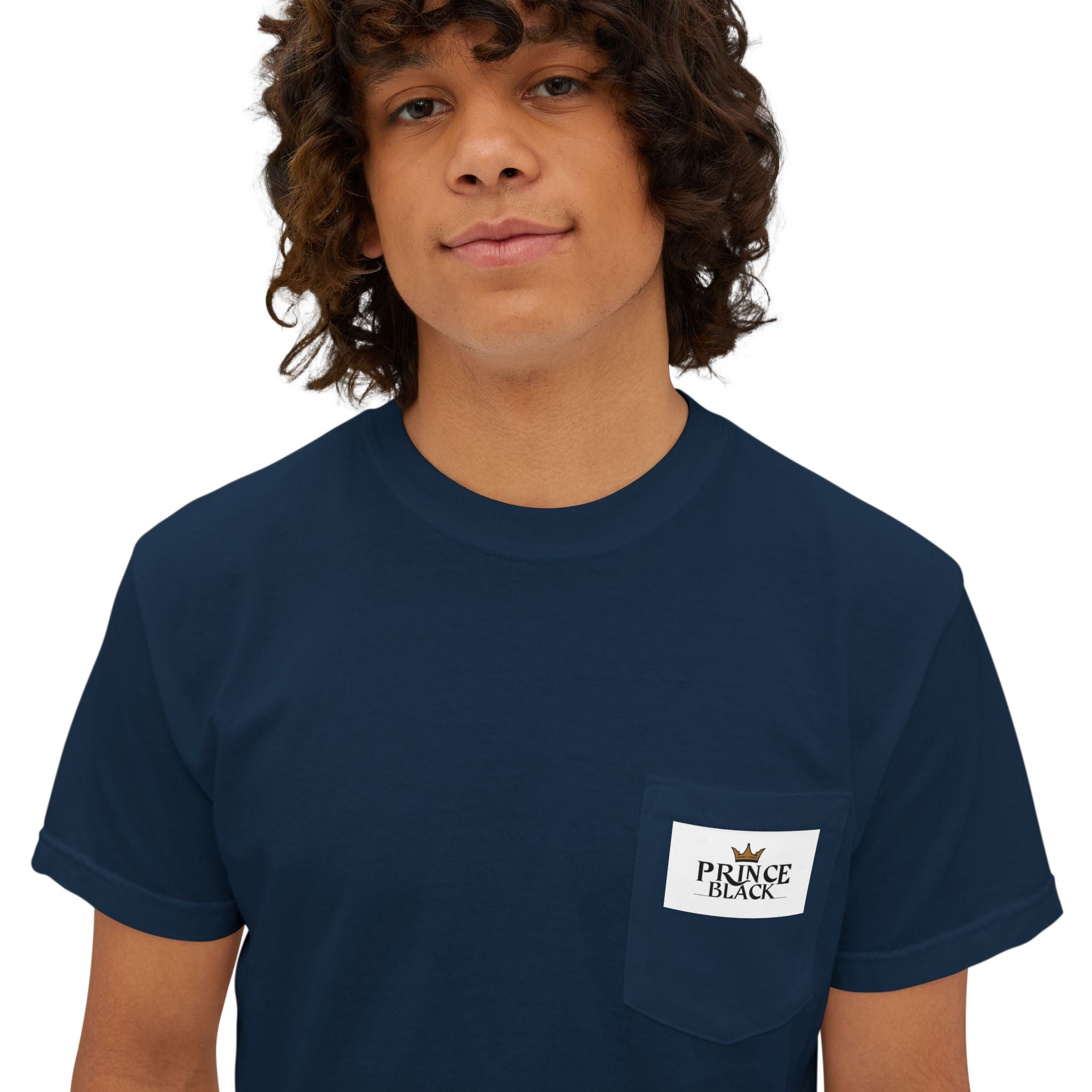 Unisex Garment-Dyed Pocket T-Shirt | Casual Everyday Wear with Masculine Royalty Design