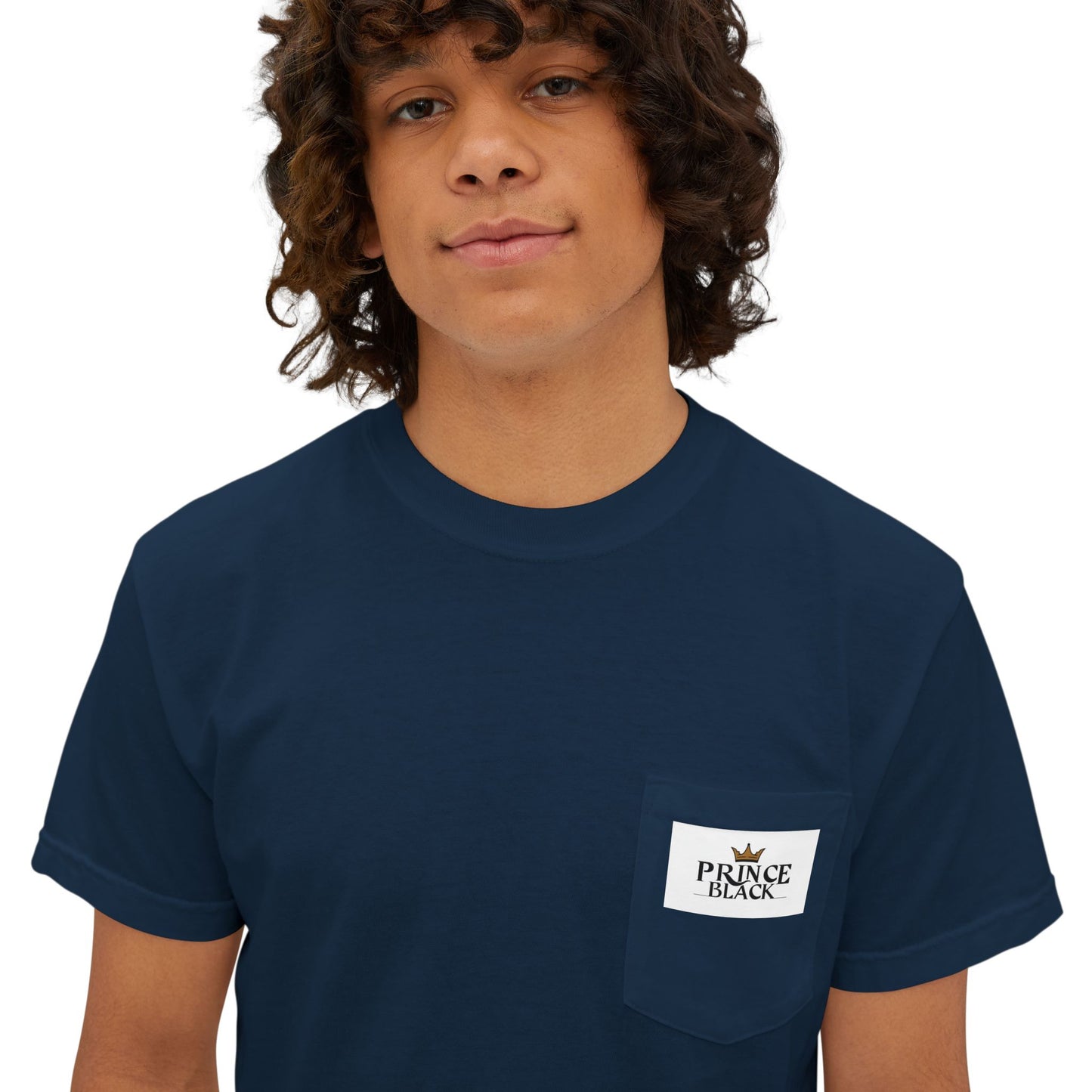 Unisex Garment-Dyed Pocket T-Shirt | Casual Everyday Wear with Masculine Royalty Design
