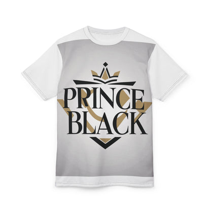 Royal Prince Black Unisex Tee | Stylish Cut & Sew Design for Fashion Lovers