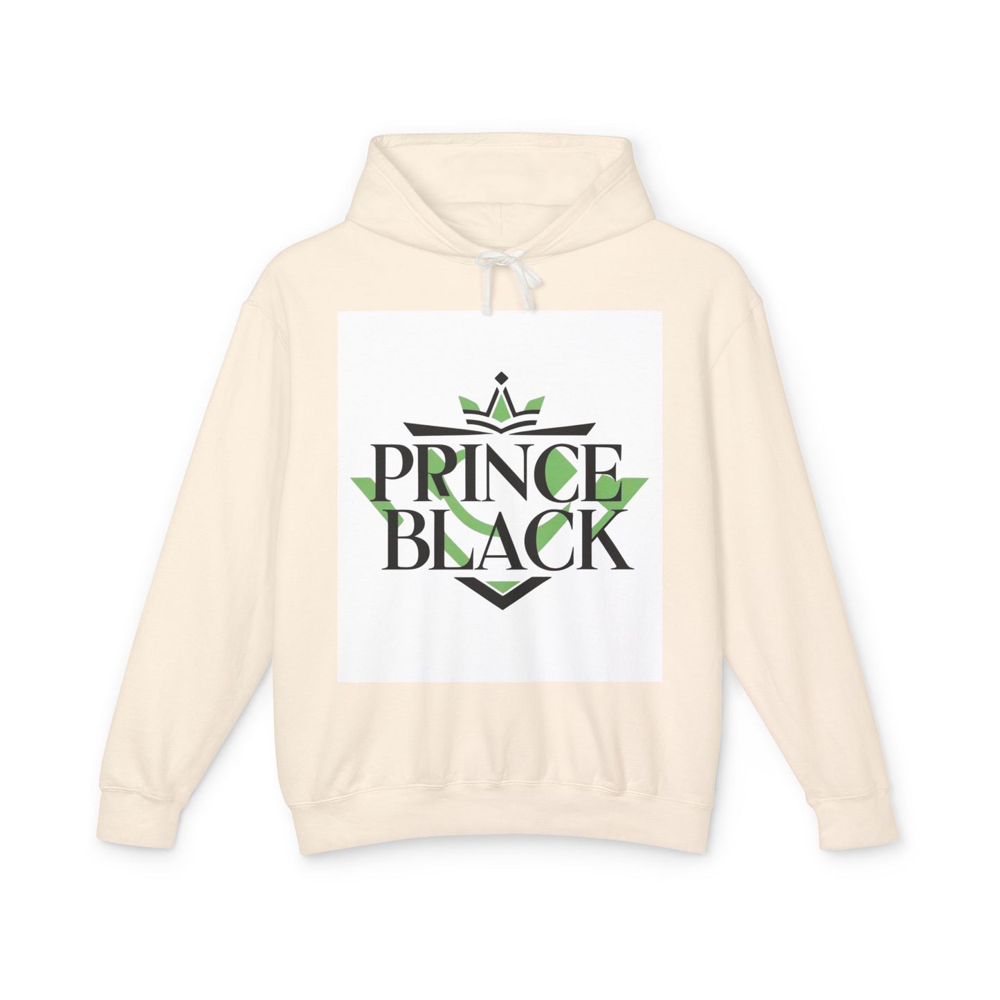 Lightweight Hooded Sweatshirt - 'Prince Black' Graphic Design