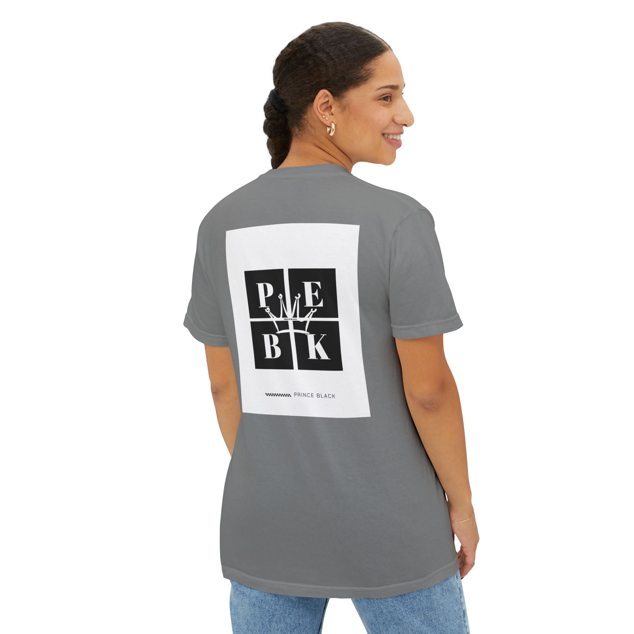Unisex Garment-Dyed Pocket T-Shirt | Casual Everyday Wear with Masculine Royalty Design