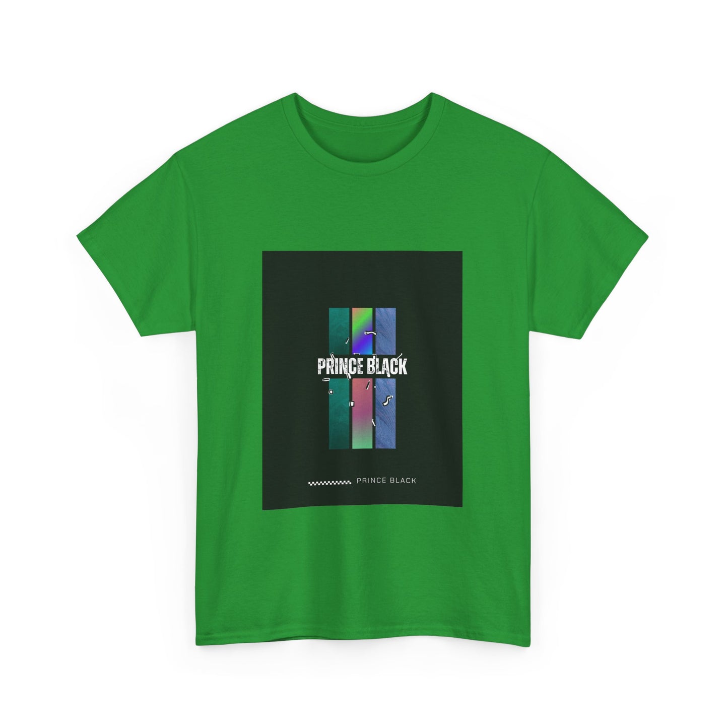 Heavy Cotton Tee - Vibrant 'PRINCE BLACK' Graphic Tee for Music Lovers