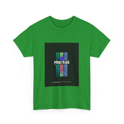 Heavy Cotton Tee - Vibrant 'PRINCE BLACK' Graphic Tee for Music Lovers