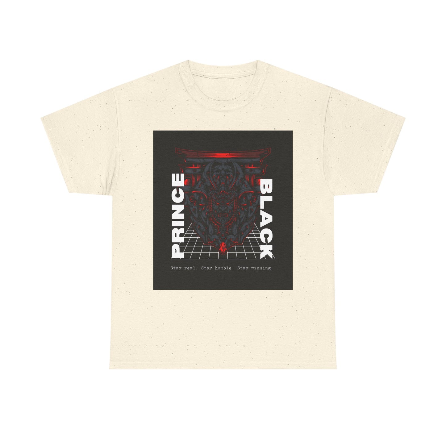 Heavy Cotton Tee - Stay Real Stay Humble Graphic Shirt