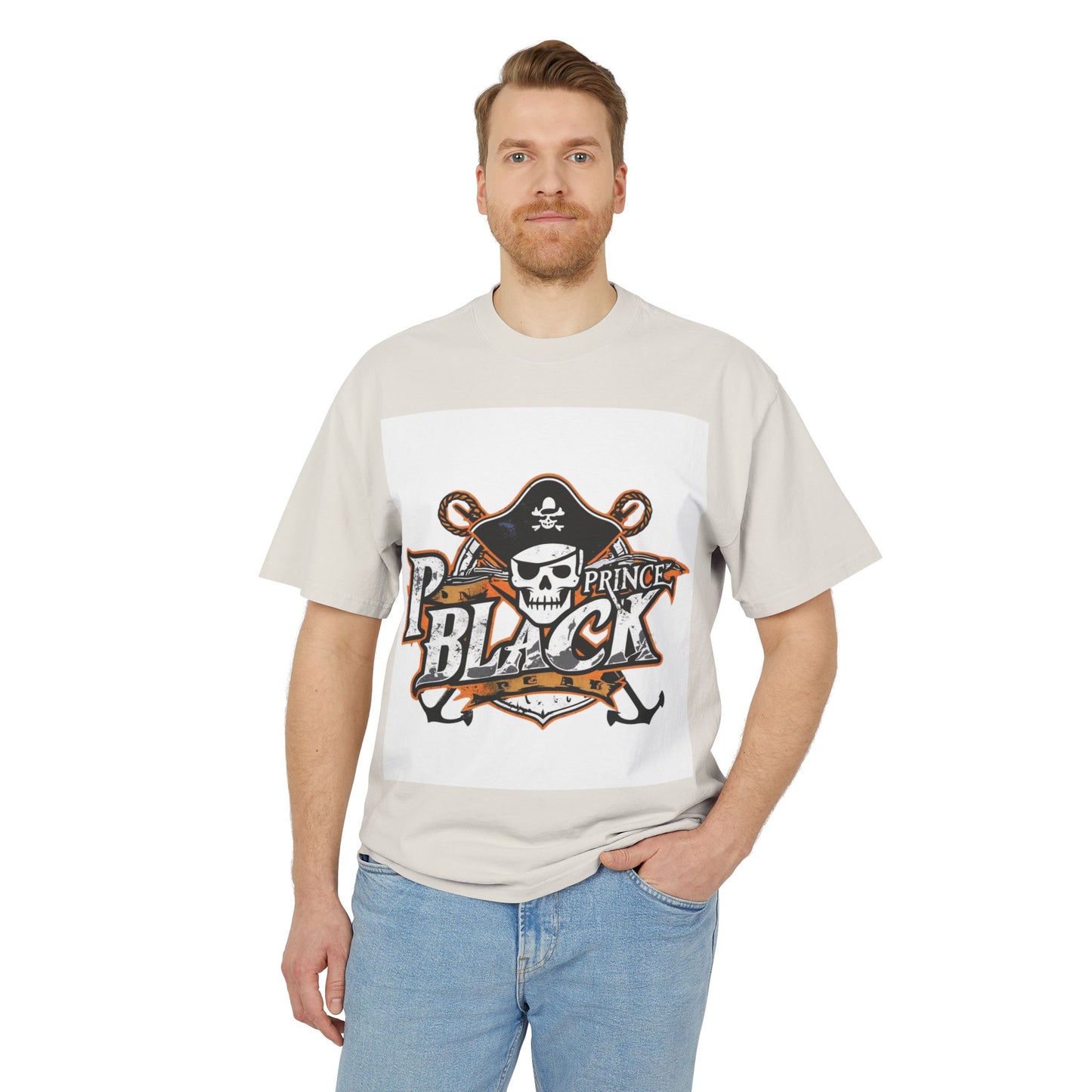 Pirate Themed Unisex Heavy Faded Tee - Adventure Awaits!