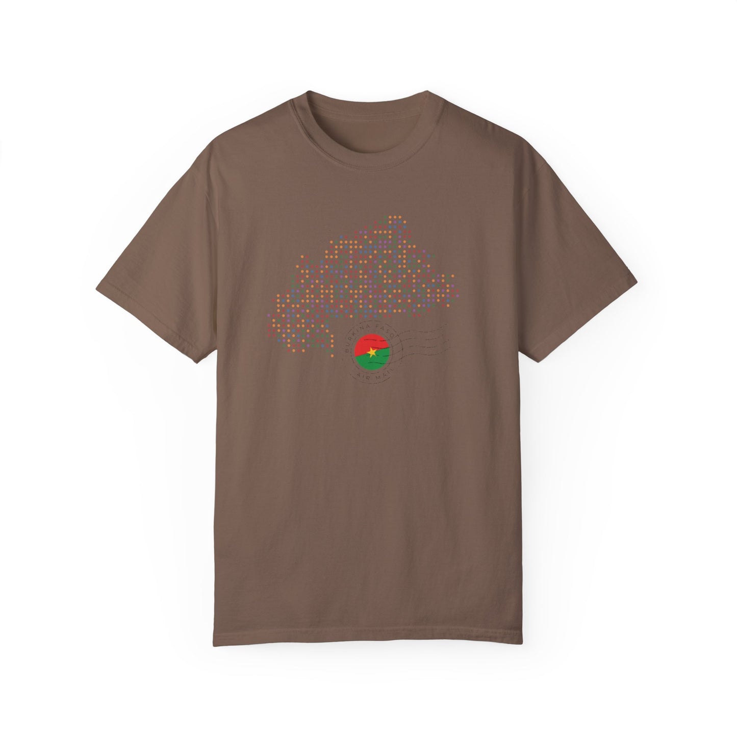 Burkina Faso T-Shirt with Artistic Flag Design - Perfect for Celebrations and Everyday Wear